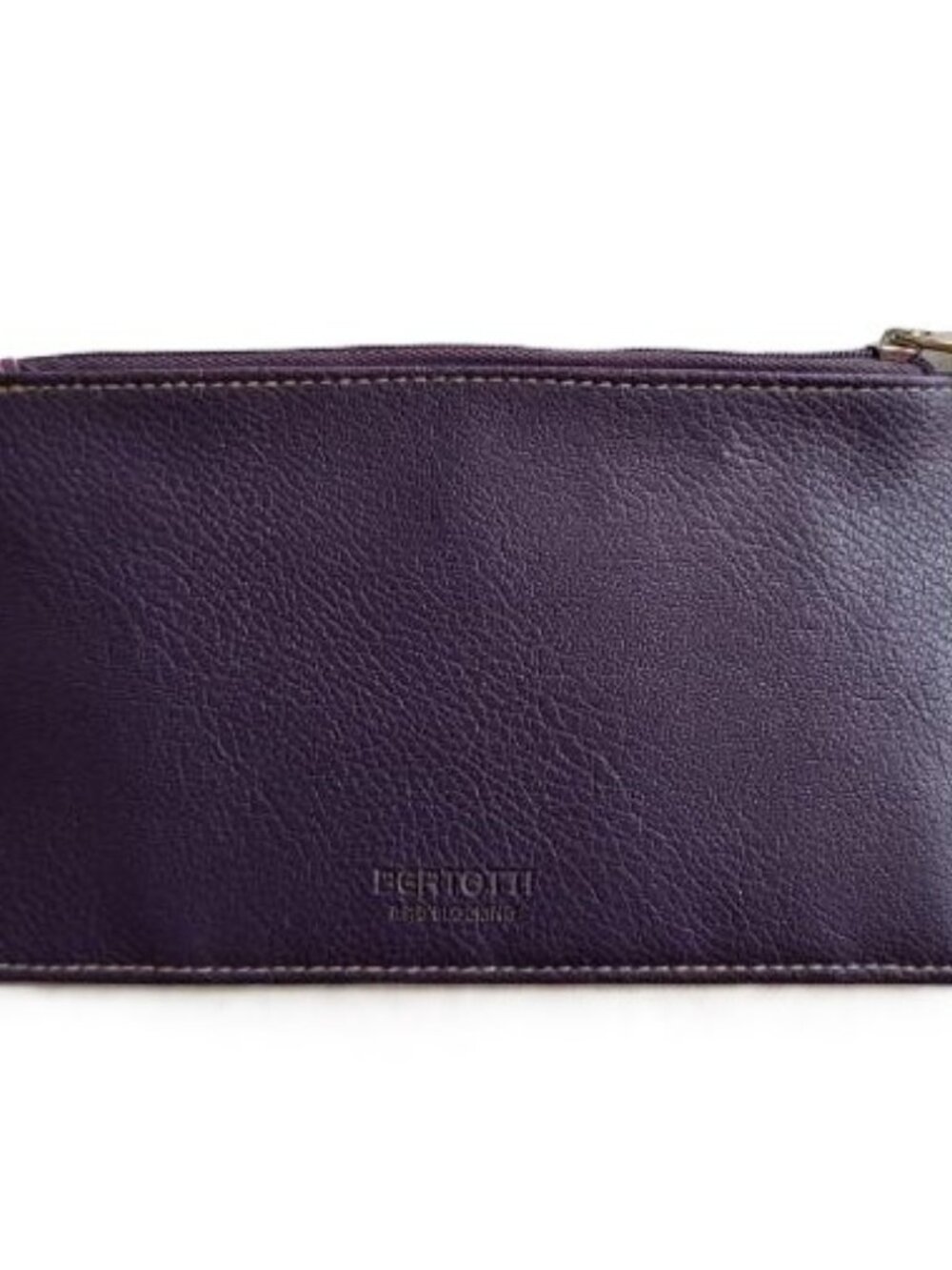 Bertotti leather cardholder with RFID blocking